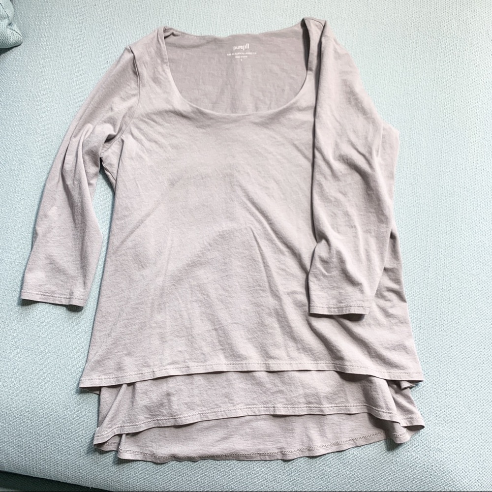 Pure Jill Elliptical Layered Top